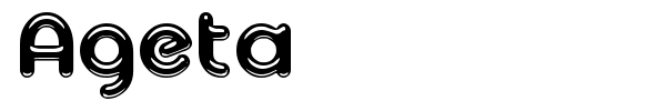 Ageta font preview